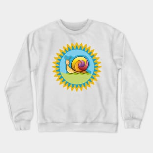 Colorful Snail Crewneck Sweatshirt